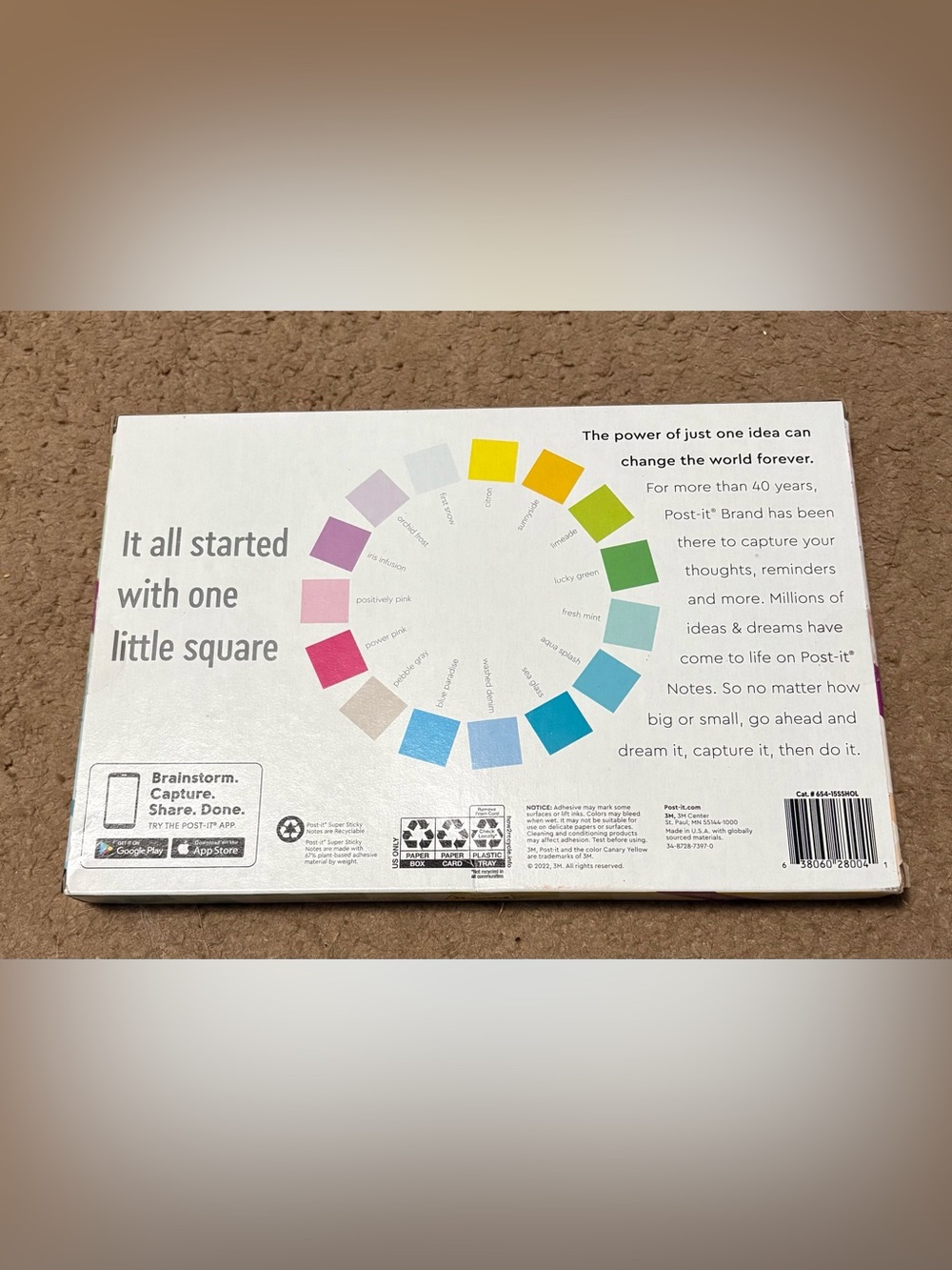Post-it Limited Edition Color Collection and Pastel Color Sticky Notes & Tabs - Picture 3 of 8